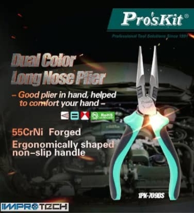 PRO'SKIT [1PK-709DS] Dual Color Long Nose Plier(165mm)