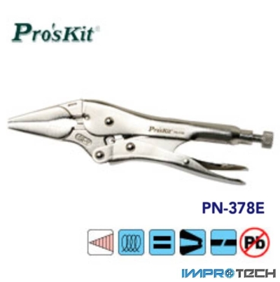 PRO'SKIT [PN-378E] Long Nose Locking Plier 225mm