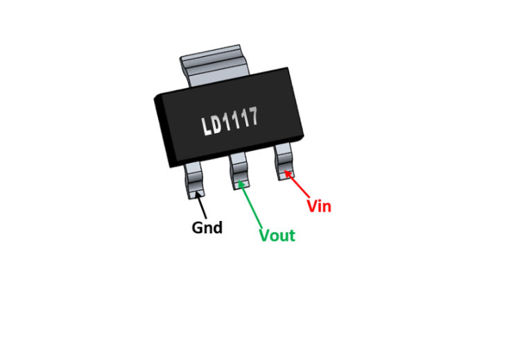 utc ld1117/a adjustable positive voltage regulators