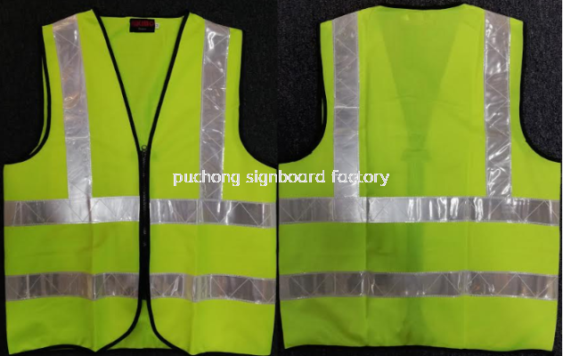 SAFETY VEST 2W2S LIME LG 