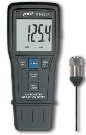 LUTRON VT-8204 Vibration/Tachometer, 3 in 1