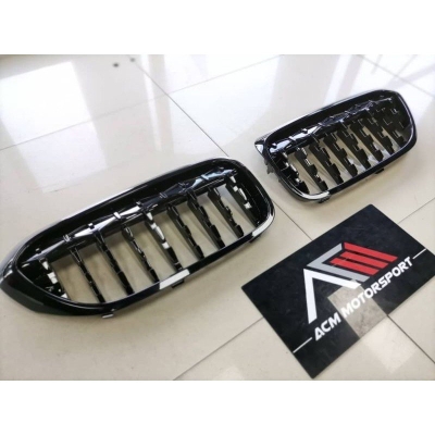 BMW G30 diamond all black grill