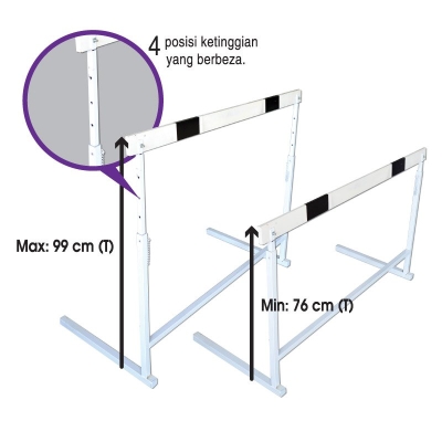 P012(B) Adjustable Athletic Hurdle (Junior)