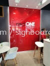 red one indoor pvc cut out 3d lettering signage signboard  PVC BOARD 3D LETTERING