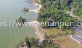 Island formation at Tg Batu public beach at Bintulu, Sarawak Waterfront Development Projects