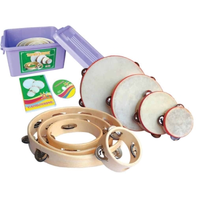 ITMZ-006 TAMBOURINE SET (BI/BC)