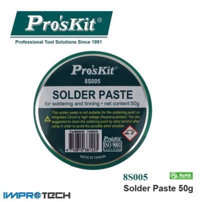 PRO'SKIT [8S005] Solder Paste 50g