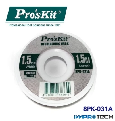 PRO'SKIT [8PK-031A] Desoldering Wick for Width 1.5mm