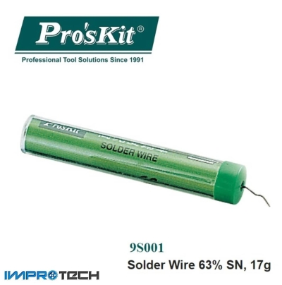 PRO'SKIT [9S001] Solder Wire 63% SN, 17g