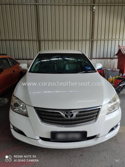 TOYOTA CAMRY SEAT REPLACE SYNTHETIC LEATHER