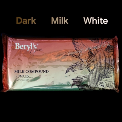 BERYL'S - Dark / Milk / White Compound 1KG