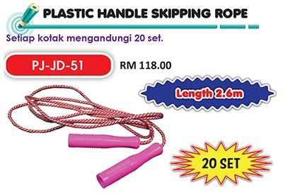 PJ-JD-51 Plastic Handle Skipping Rope