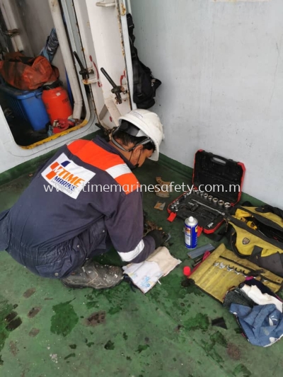 Rescue Boat repair and inspection