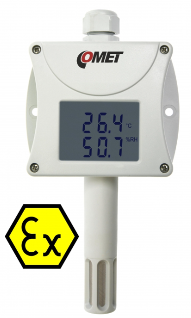 COMET T3110Ex Intrinsically safe humidity and temperature transmitter with 4-20mA output