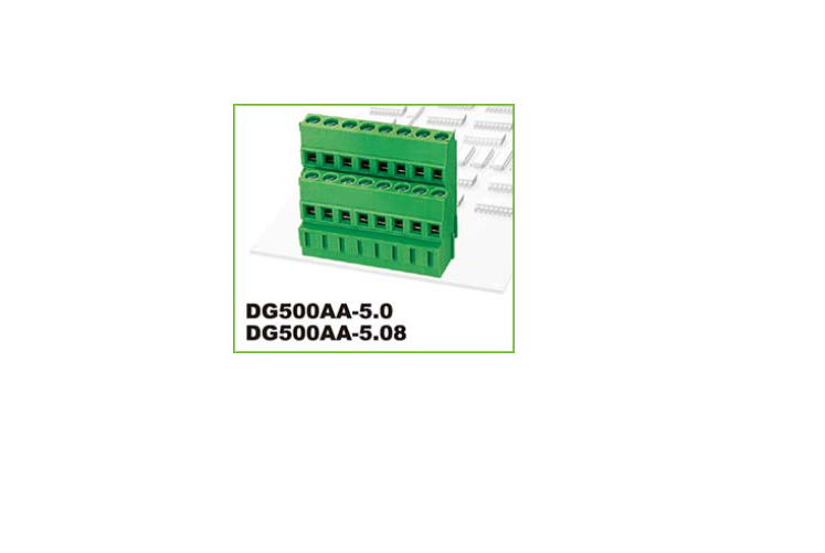 degson dg500aa-5.0/5.08 pcb universal screw terminal block