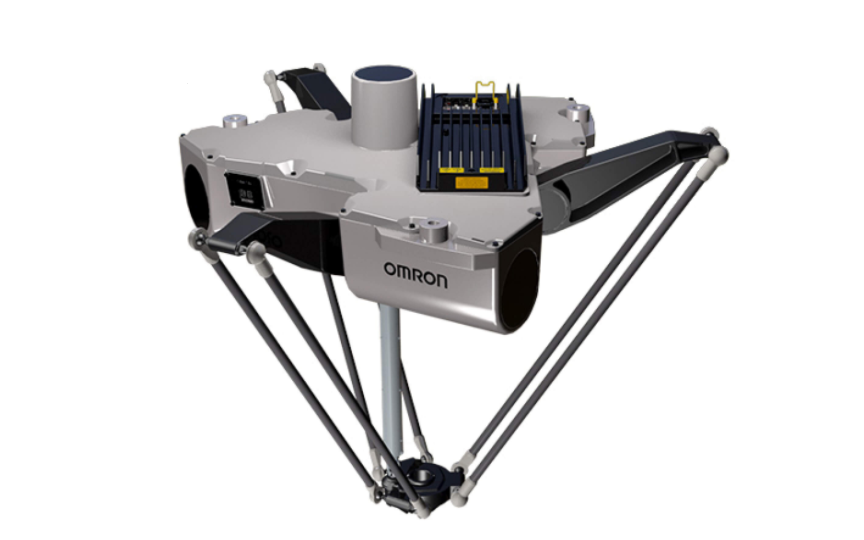 omron ix3  parallel robot ideal for use in the food and beverage, pharmaceutical, and healthcare ind