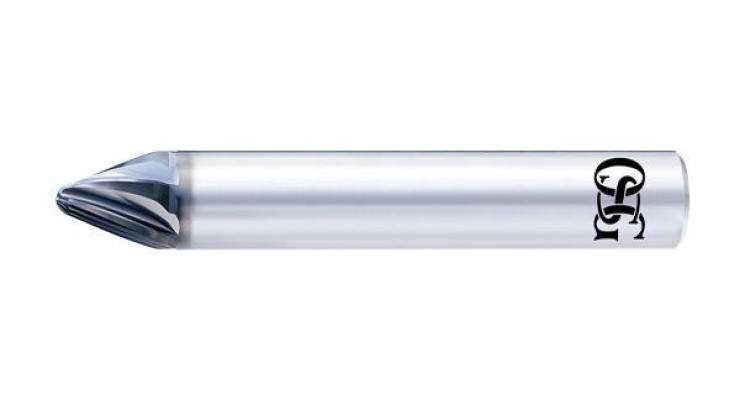 TAPER BARREL TYPE END MILL FOR FINISHING