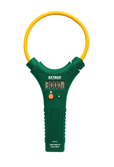 extech ma3010 : 3000a true rms ac flex clamp meter