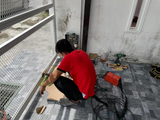 TesPro mode TPO7s Heavy Duty Arm Autogate System Site Taman Setapak Indah KL 