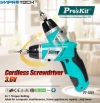 PRO'SKIT [PT-1361F] Cordless Screwdriver 3.6V (230V AC 50Hz) Power Tools Prokits