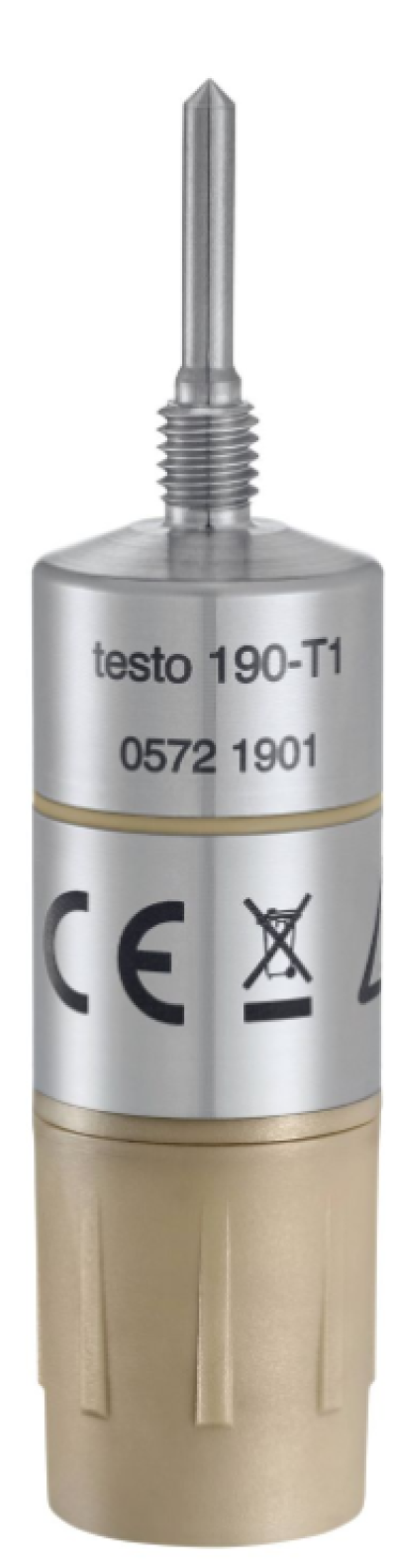 TESTO 190-T1 Temperature CFR data logger with short, rigid probe