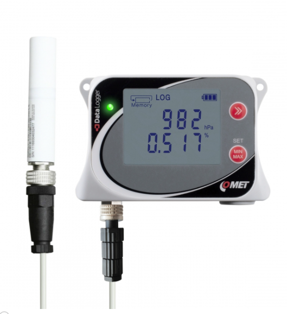 comet u2422 datalogger for external co2 probe up tp 50.000ppm with built-in atmospheric pressure sen