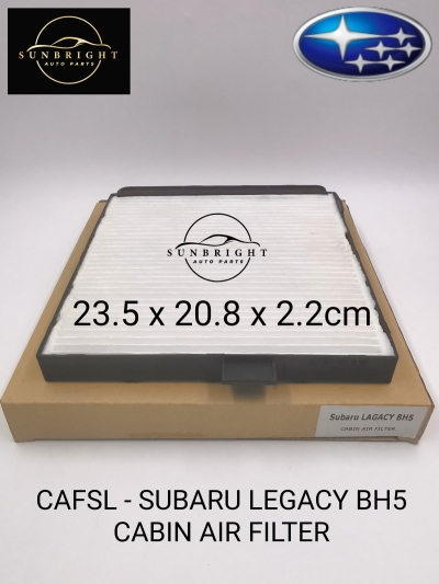 CAFSL - SUBARU LEGACY BH5 CABIN AIR FILTER