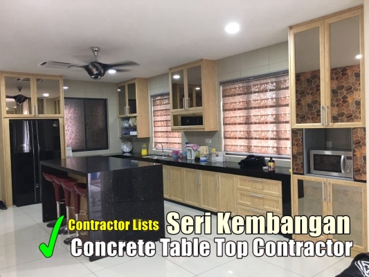 Concrete Table Top Contractor Lists Seri Kembangan