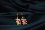 Maneki-Neko Earrings. (Sold Out) CARTOON SERIES EARRINGS