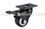 PU Castor with Brake Furniture Rollers & Castors