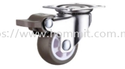 Plate Wheel Castor with Brake Furniture Rollers & Castors