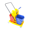 DBWT-343 C/W Plastic Steel Frame (Down Press) Cleaning Mopping Bucket 