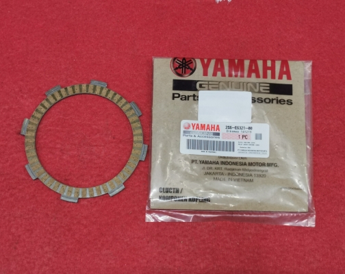 Y125Z/Y125ZR /LC-NEW/LC5S CLUTCH PAD PLATE, FRICTION 100% ORIGINAL 2S6-E6321-00(LMCE)