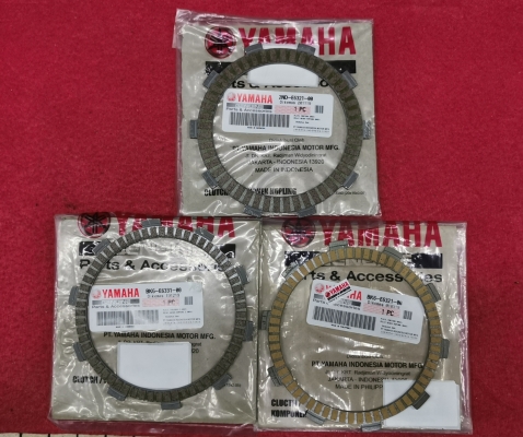 R15V3 CLUTCH PAD KIT/ PLATE, FRICTION KIT COMPLETE SET IN 3PCS 100%ORIGINAL BK6-E6321/31/2ND-E6321-00 (JIEE) 