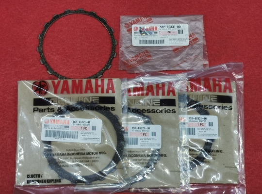 LC135 V1/LC4S/SPARK 135 CLUTCH PAD KIT/PLATE FRICTION KIT 4PCS 1S7/5YP-E6321/31-00(JIEE)