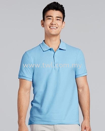 83800 GILDAN PREMIUM COTTON ADULT DOUBLE PIQUE SPORT SHIRT_Polo Tee