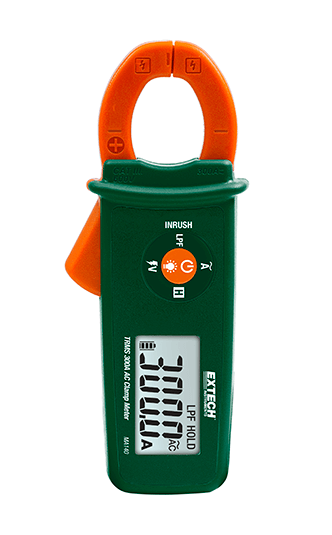 extech ma140 : true rms 300a ac clamp meter