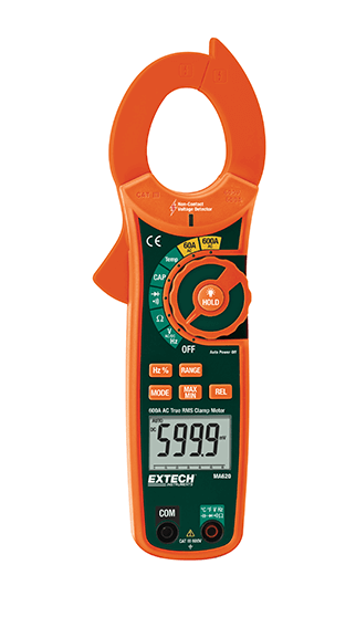 EXTECH MA620 : 600A True RMS AC Clamp Meter + NCV