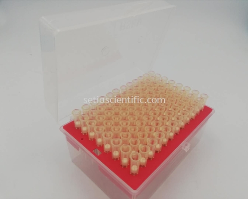200 uL Universal Filter Pipette Tips, sterile, DNase, RNase and pyrogen free, 96 tips/rack