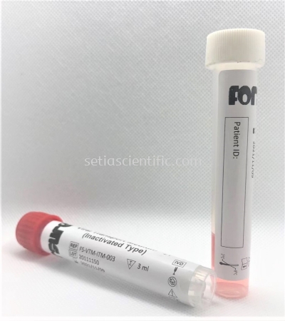 VTM- Viral Transport Medium (Inactivated Type) + Nasopharyngeal & Oropharyngeal 2 Swab/ Set