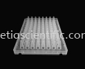 0.1ml 96-Well PCR plate Half Skirt Clear, Non-Pyrogenic, DNase & RNase Free PCR Plate Lab Consumable Item