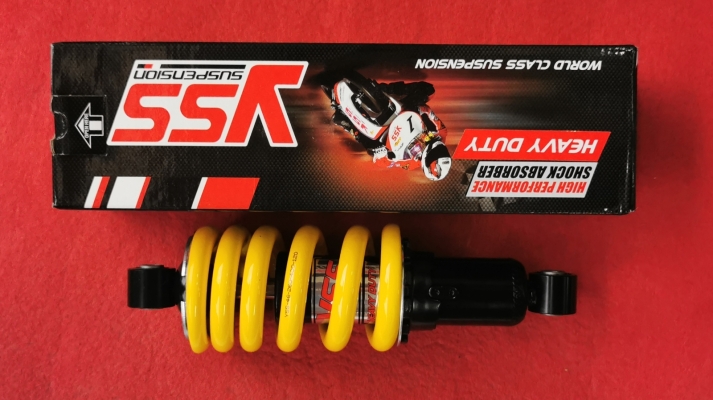 RS150/WINNER150 REAR ABSOBER YSS HEAVY DUTY BIG SPRING BLACK/YELLOW MD302-230P-06-84 (LNIEE) 