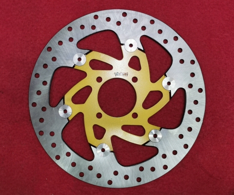 LC55C/Y125ZR FRONT FLOATING DISC BRAKE PLATE 265MM VELOCITA GOLD TDB15(ATJIEE) 