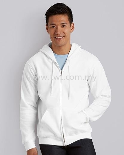 88600 GILDAN ADULT FULL ZIP HOODED SWEATSHIRT_Kepong