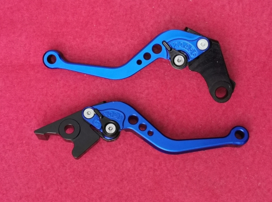 LEVER SET CNC ACCESSORIES ADJUSTABLE NORMAL BLUE HONDA CBR250/CBR500X/F/R 2014 AC0777(SSNMAI) 