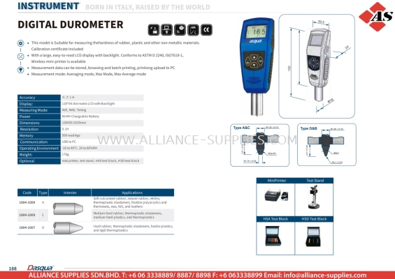 DASQUA Digital Durometer