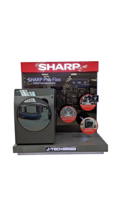 Sharp Washing Machine Display