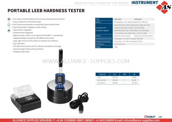 DASQUA Portable Leeb Hardness Tester