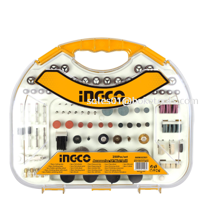 INGCO APLI2001 250pcs Accessories Of Mini Drill