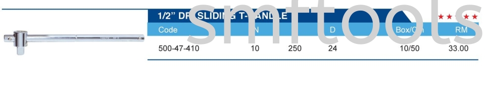 1/2" DR.SLIDING T-HANDLE  T-HANDLE / FLEX HANDLE / L-HANDLE NIETZ